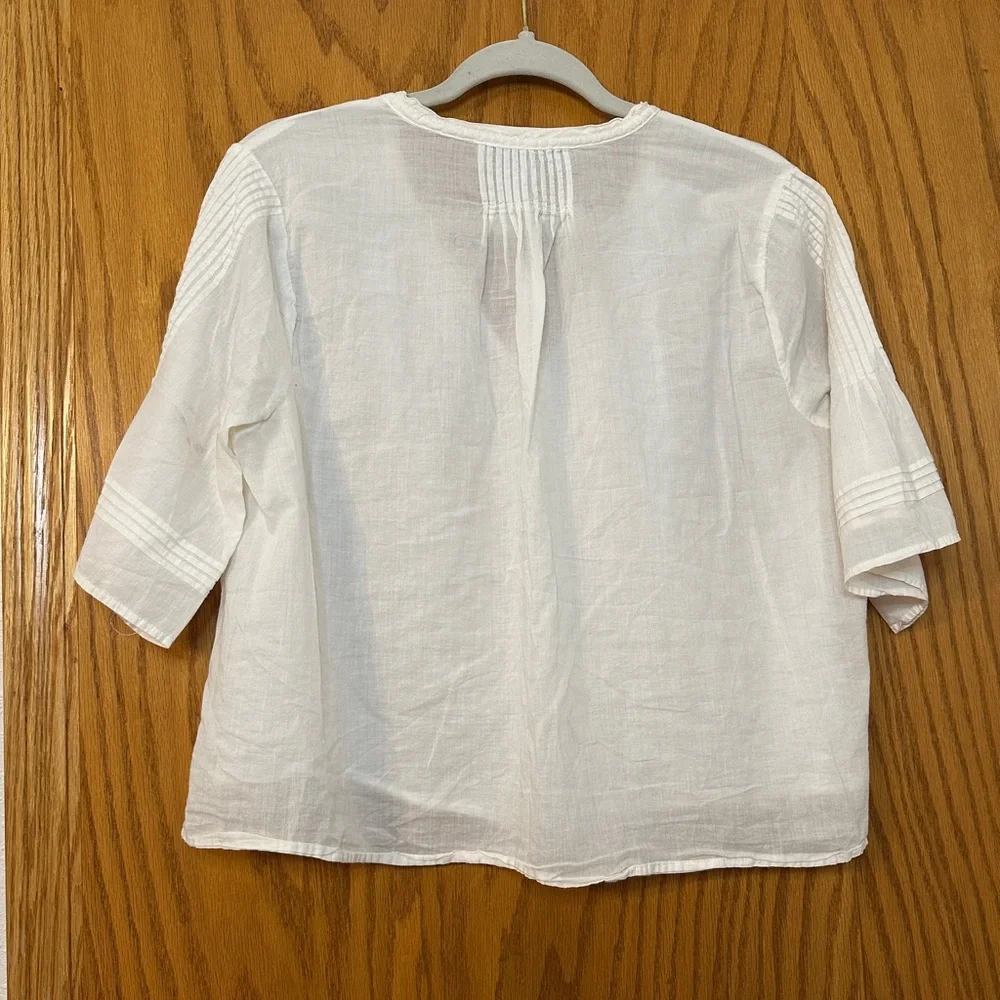 Madewell x Warm Pintuck Women's Top - Size L - Picture 3 of 12